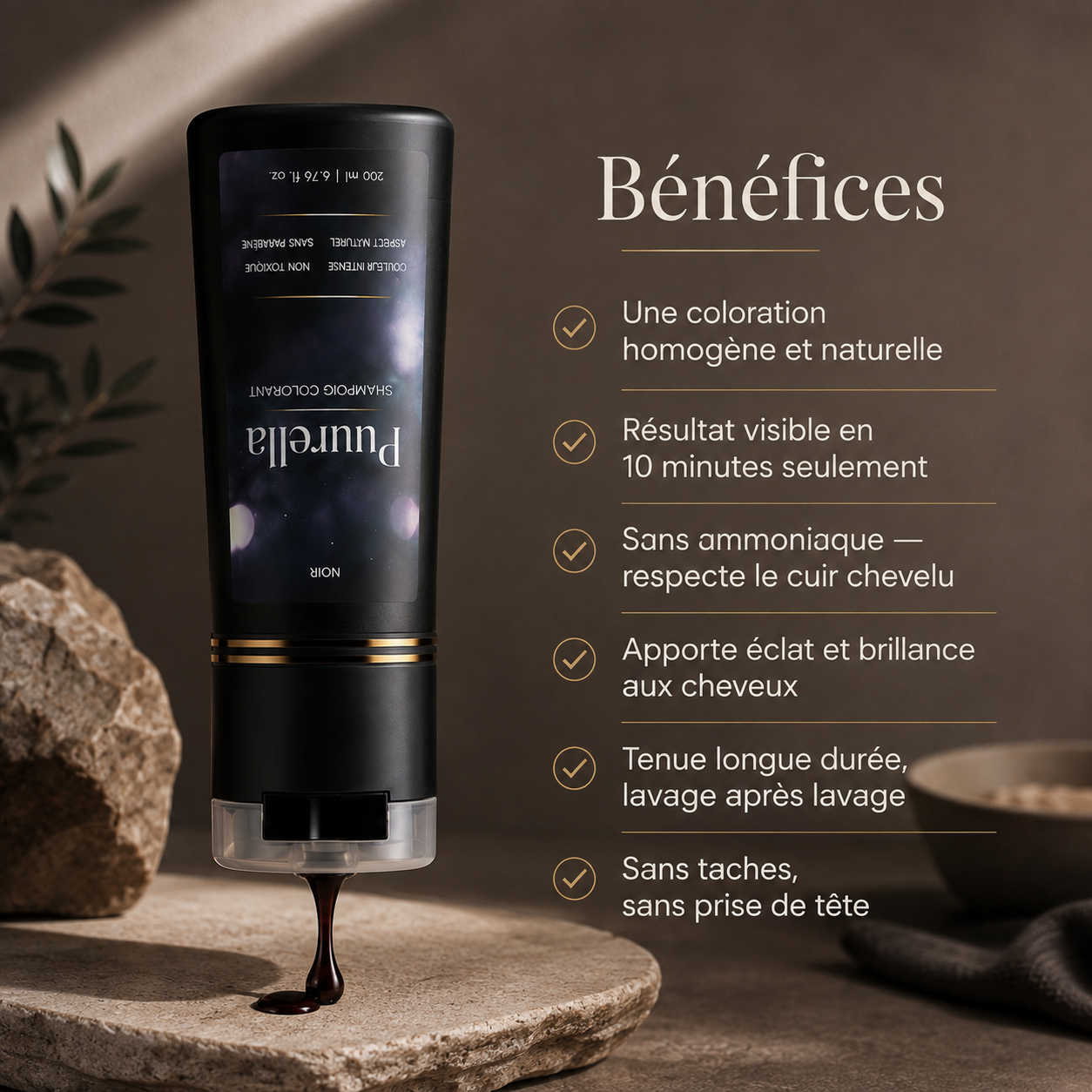 Shampoing Colorant Instantané Homme
