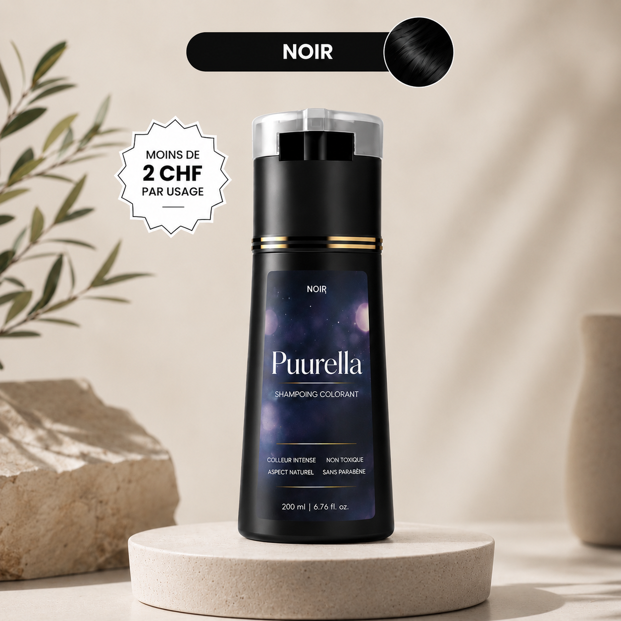 Shampoing Colorant Instantané Homme
