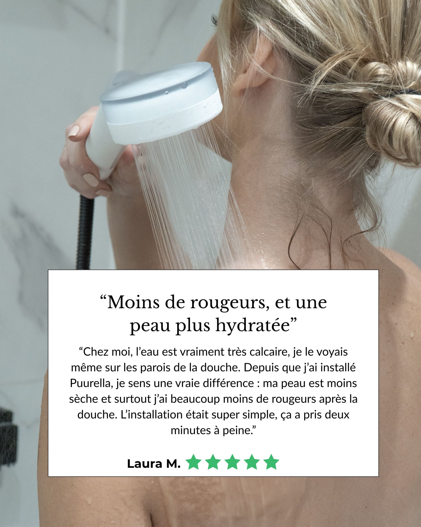 Pommeau de Douche Filtrant