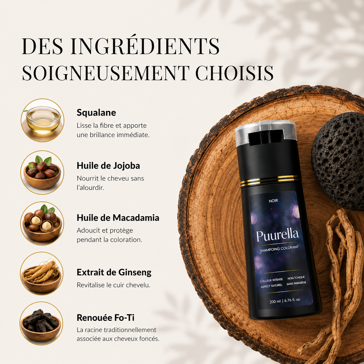 Shampoing Colorant Instantané Homme